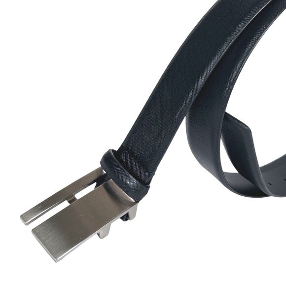 Leather Belt Men's Metal Pin Buckle - Picture 5 of 10